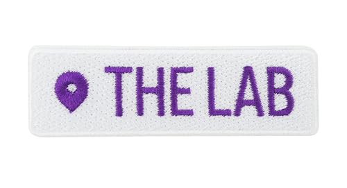 Finally Home Patch zum Aufbügeln - The Lab | Patches Wissenschaft, Labor Aufbügler, Chemie Biologie Physik Flicken, Aufnäher Bügelflicken von Finally Home