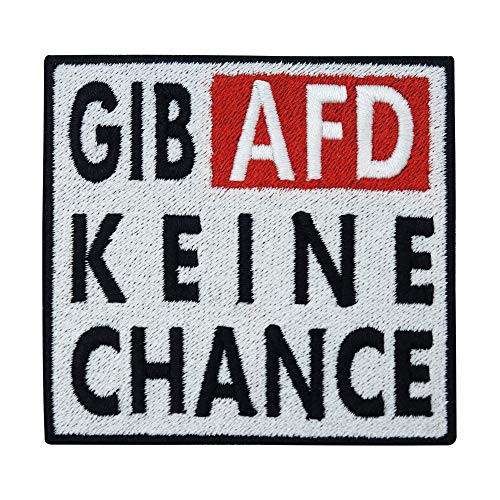 Finally Home Gib AFD keine Chance Patch zum Aufbügeln | FCK NZS Patches, Bügelflicken, Flicken, Aufnäher, Applikation, Aufbügelbilder von Finally Home