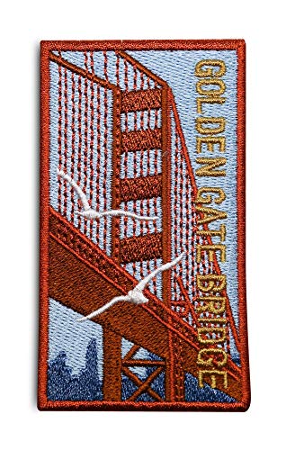 Finally Home Golden Gate Bridge Patch zum Aufbügeln | Usa Amerika Patches, Bügelflicken, Flicken, Aufnäher von Finally Home