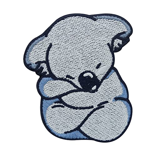 Finally Home Schlafender Koala Bär Patch zum Aufbügeln | Tier Patches, Australien Bügelbild, Flicken zum Aufnähen, Baby Bügelpatches, Aufnäher von Finally Home