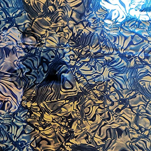 Fine Art Encaustic Metallicfolie - Zauberfolie, 20 x 30 cm, Floral Blau Silber von Meyco