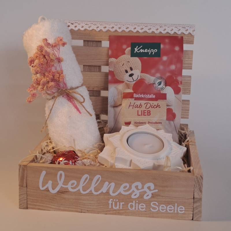 Wellnesspaket | Wellnessgeschenk Gutschein Wellnesstag Geschenk Valentinstag Wellnessurlaub Wellnessbox von Fioliara