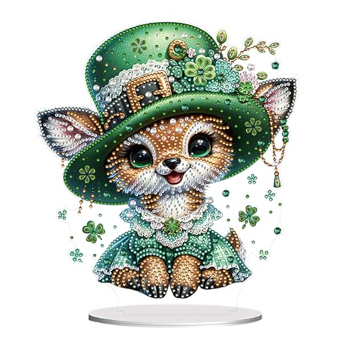 Fiorky Acrylic Special Form Bear Diamant Malmalerei Tabletop Ornaments Kit Tisch Diamant Malerei Ornament Kits 5d Diy Diamond Art Tabletop Dekorationen for Erwachsene Anfänger Home Office von Fiorky