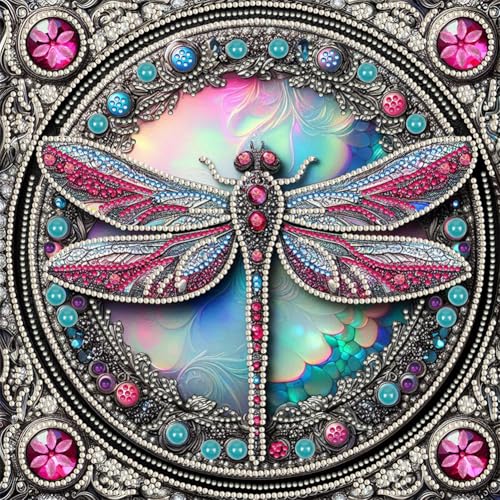 Fiorky Diamond Painting Art Kit for Erwachsene 30 * 30 cm 5d DIY Partial Special Fored Drill Diamond Painting Tier Kits Gem Kunst- und Kunsthandwerk for Wohnzimmer, Edelstein Malerei von Fiorky