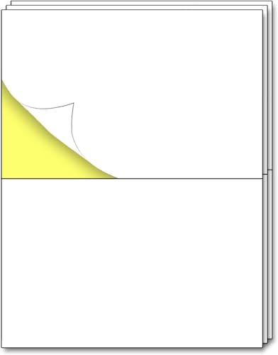 Firavggu 15 Blatt Etiketten Selbstklebend Bedruckbar auf DIN A4 Bögen 210x148.5mm Aufkleber Papier zum Bedrucken 2 Etikett Pro Blatt Druck Papier Klebeetiketten Druckerpapier für Inkjet Laser Drucker von Firavggu