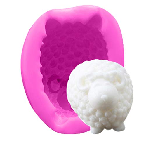 Grehge Silicone Mold Lovely Curly Sheep,3D Little Sheep Cake Chocolate Biscuits Breakfast Candle Silicone Mold,Molds Making Supplies (1) von FireAngels