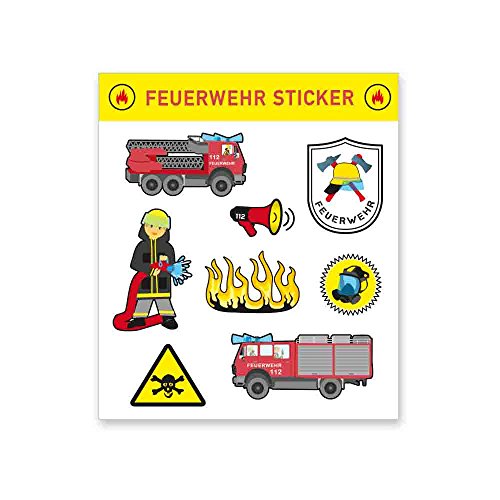 Feuerwehr Sticker Bogen von Firlefantastisch