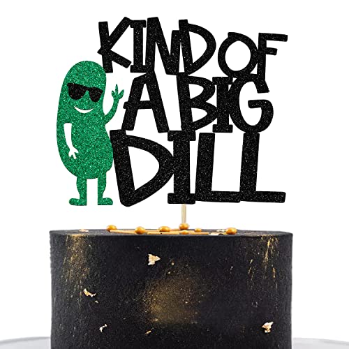 Kind of a Big Dill Cake Topper, Pickle Cucumber Happy Birthday Cake Decoration, Fruit Funny Birthday Party Dekorationen von First Holy Communion