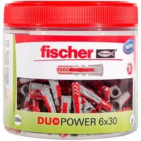 fischer DuoPower 6x30 Dose 2K Universaldübel-Sortiment Ø 6 mm x 30 mm, 200 Stück von Fischer