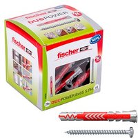 fischer DuoPower 8x65 S PH 2K Dübel mit Schrauben Ø 8 mm x 65  mm, 25 Stück von Fischer