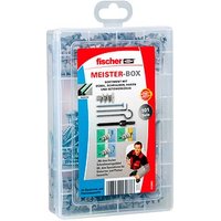 fischer Meister-Box - GK + S + H 513892 Dübel- und Schrauben-Sortiment Ø 4,5/4,2/4 mm 35/40/46 mm, 100 Stück von Fischer