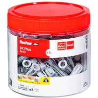 fischer SX Plus 567920 Spreizdübel Ø 8 mm x 40 mm, 80 Stück von Fischer