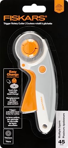 Fiskars® Easy Change Trigger Rollschneider (45 mm) weiß von Fiskars