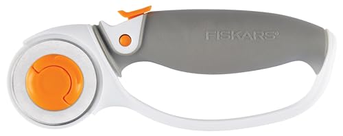 Fiskars 195240-1001 Titanium Easy Blade Change Rollschneider, 45 mm von Fiskars