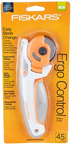 Fiskars 197990-1001 Easy Change Ergo Control Rollschneider, 45 mm von Fiskars