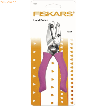 Fiskars Handmotivstanzer 1/4 Zoll Großes Herz von Fiskars