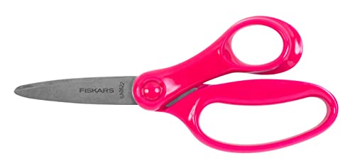 Fiskars Kinderschere, Schere für große Kinder im Alter von 8 - 11 Jahren, Rechtshändig, Länge: 15 cm, Pink, 1067851 Fiskars Kinderschere, Schere für große Kinder im Alter von 8 - 11 Jahren, Rechtshändig, Länge: 15 cm, Pink, 1067851 von Fiskars
