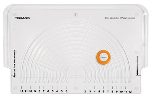 Fiskars Rotary Fabric Circle Cutter Tool Stoffkreisschneider, Baumwolle, Units von Fiskars