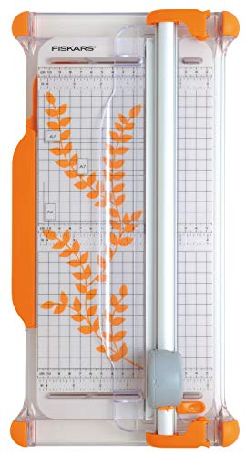 Fiskars Tragbare Rollschneidemaschine, A4, Mit Schnittlinienführung, 1003921 von Fiskars