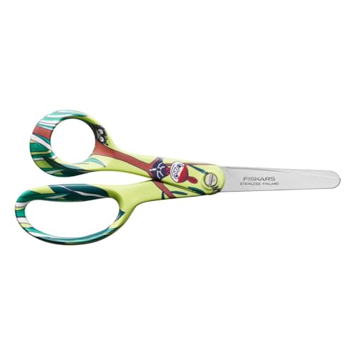 Fiskars X Moomin Kinderschere mit Mumin-Design, Linkshändig, Länge: 13 cm, Sicherheitsklingen aus rostfreiem Stahl, Die Kleine Mü, 1067192 Fiskars X Moomin Kinderschere mit Mumin-Design, Linkshändig, Länge: 13 cm, Sicherheitsklingen aus rostfreiem Stahl, Die Kleine Mü, 1067192 von Fiskars