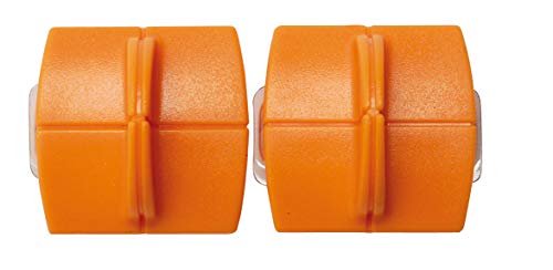 Original Fiskars Ersatzklingen für Papierschneidemaschinen, 2 Stück, Für gerade Schnitte, High Profile TripleTrack Titanium, Orange, 1004677 von Fiskars