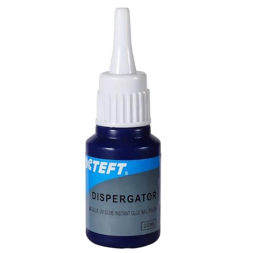 Fisssure Klebstoffentferner, Nagelkleberentferner,20 ml Nagelkleber-Debonder - Oberflächensicherer Klebstoffentferner, entfernt Aufkleber, Etiketten, Abziehbilder, Nagelspitzen, Acrylnägel, von Fisssure