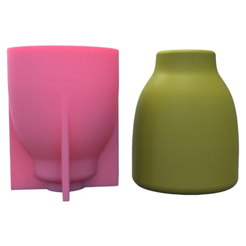 Fitooles Einfache Vase, Kunstharz, Gießformen, Stiftaufbewahrung, Silikonform, dekorative Stifthalter, Formen zum Basteln von Fitooles