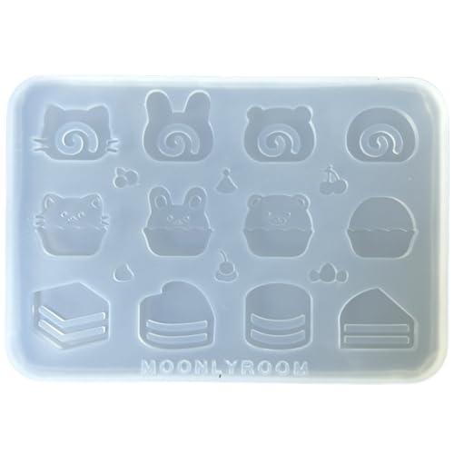 Fitooles Praktisches Zubehör-Bastelform-Set, praktisches Silikonform-Set für verschiedene Bastelarbeiten und handgefertigten Schmuck von Fitooles