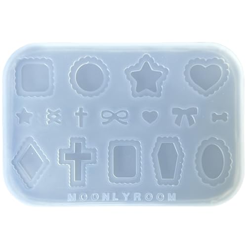 Fitooles Praktisches Zubehör-Bastelform-Set, praktisches Silikonform-Set für verschiedene Bastelarbeiten und handgefertigten Schmuck von Fitooles