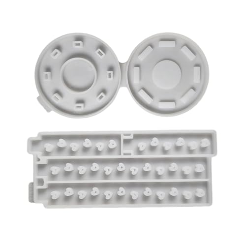 Fitooles Rechteckiges Epoxidharz-Formen-Set, vielseitiges Harzgussform-Set für Kerzenhalter, Lichtanhänger, Zuhause von Fitooles