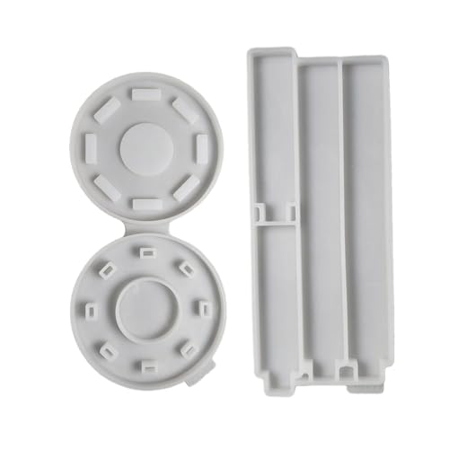 Fitooles Rechteckiges Epoxidharz-Formen-Set, vielseitiges Harzgussform-Set für Kerzenhalter, Lichtanhänger, Zuhause von Fitooles