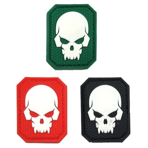 Fituenly 3pc Luminous PVC -settverteilte Flecken Leuchten in Dunklen Gummi -Seal -Team -Patches Cat Eyes Medic Military Ops Armband Taktisches Emblem Abzeichen von Fituenly