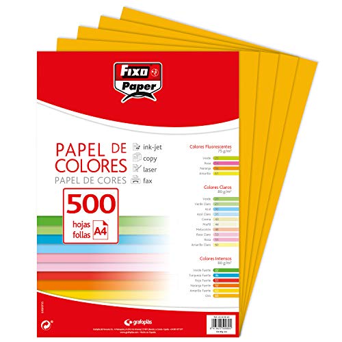 FIXO Paper 65009065. Packung mit 500 Blatt A4, 80 g, Papier, gold von Fixo