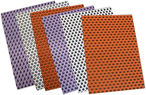 Fixo Karton, bedruckt, 180 g, Other, Weiß/Orange/Schwarz/Violett, 32,5 x 22,5 cm von Fixo