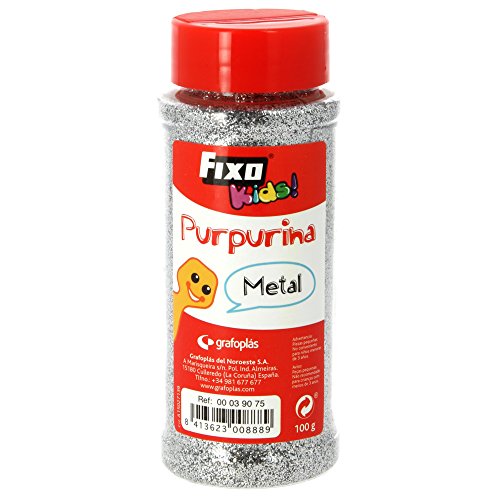 Fixo Kids – Glitzer, 100 g, Farbe Silber von Fixo