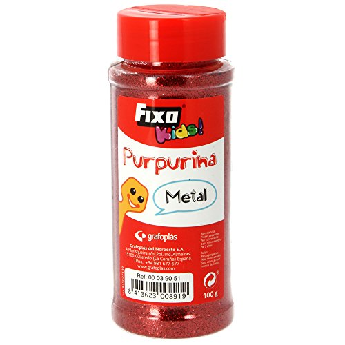 Fixo Kids – Glitzer, 100 g, Rot von Fixo