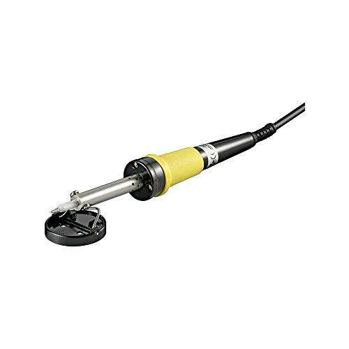 Goobay 51206 Elektrischer Lötkolben 60 Watt inkl. Lötspitze & Ablage / zum Platinen Löten / wechselbare Lötspitze / 350 °C zum Lötzinn schmelzen / Kabelgebunden von Fixpoint