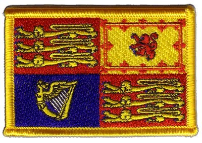 Aufnäher Patch Flagge Großbritannien Royal - 8 x 6 cm von Flaggenfritze