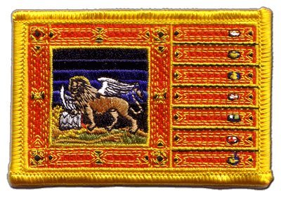 Aufnäher Patch Flagge Italien Venetien Venezien - 8 x 6 cm von Flaggenfritze