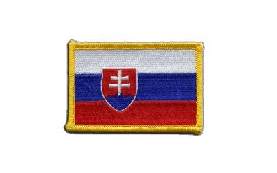 Aufnäher Patch Flagge Slowakei - 8 x 6 cm von Flaggenfritze