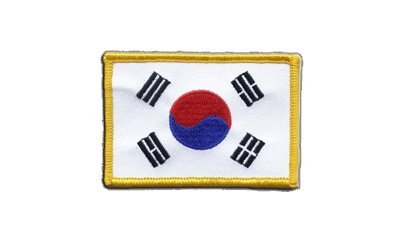 Aufnäher Patch Flagge Südkorea - 8 x 6 cm von Flaggenfritze