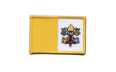 Aufnäher Patch Flagge Vatikan - 8 x 6 cm von Flaggenfritze