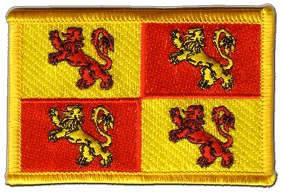 Aufnäher Patch Flagge Wales Royal Owain Glyndwr - 8 x 6 cm von Flaggenfritze