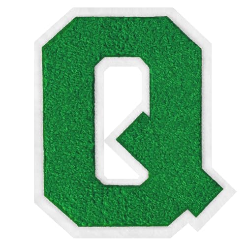 15,2 cm große Varsity-Buchstaben-Flicken zum Aufbügeln auf Chenille, Buchstabenaufnäher für Kleidung, Letterman, Jacken, Hoodies, Hemden, Jeans, Q 15,2 cm große Varsity-Buchstaben-Flicken zum Aufbügeln auf Chenille, Buchstabenaufnäher für Kleidung, Letterman, Jacken, Hoodies, Hemden, Jeans, Q von FlashMind