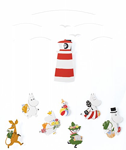 Flensted Mobiles Moomin 2014 Mobile, Stahl, Mehrfarbig, 55x50 cm von Flensted Mobiles