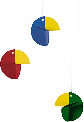 Flensted Talking Tree, Coloured Mobile, Stahl, Mehrfarbig, 61x33cm von Flensted Mobiles