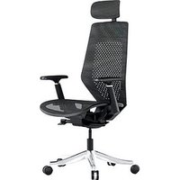 FlexiSpot Bürostuhl BS11 Pro Stoff schwarz, Gestell schwarz von FlexiSpot