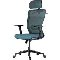 FlexiSpot Bürostuhl BS3 Stoff blau, Gestell blau von FlexiSpot