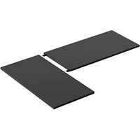 FlexiSpot Tischplatte L-Form schwarz rechteckig 160,0 cm 100,0 cm von FlexiSpot