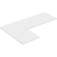 FlexiSpot Tischplatte L-Form weiß rechteckig 160,0 cm 100,0 cm von FlexiSpot